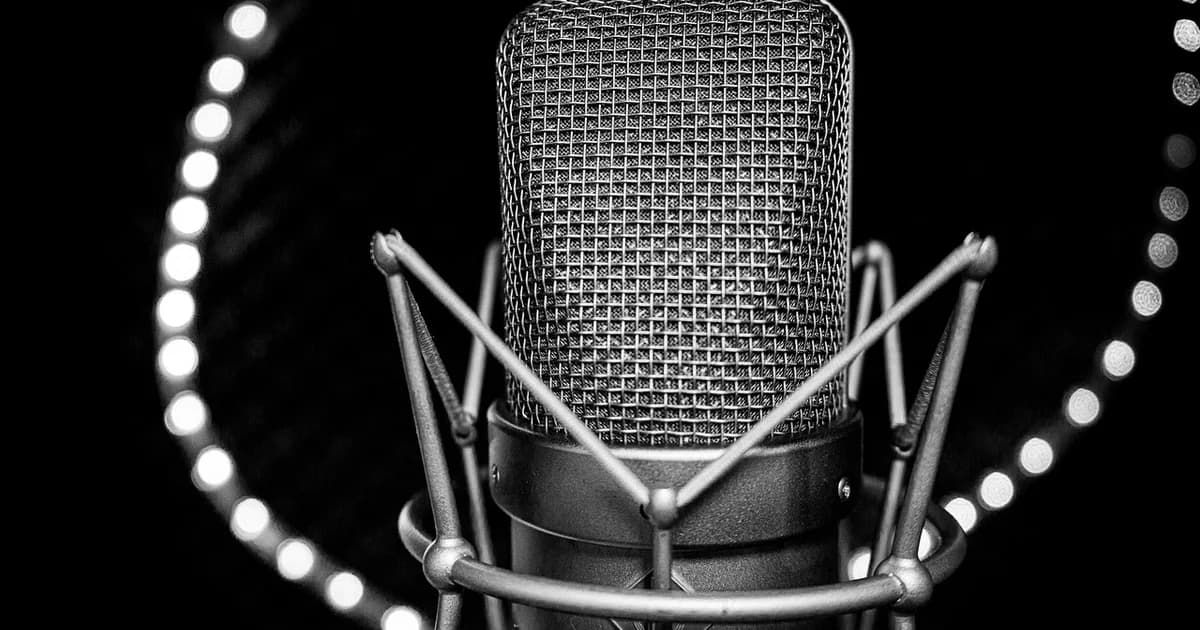 Studio condenser microphone - sending an extra language audio track to a dcast live stream